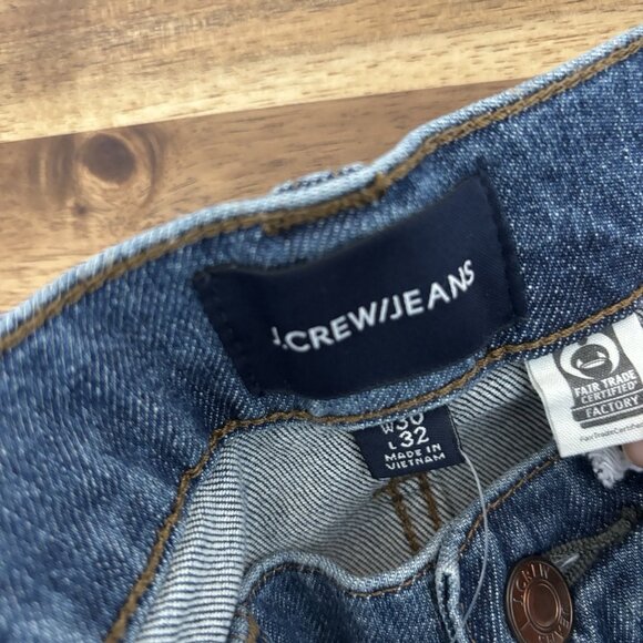 J Crew 484 Slim Fit Jeans Mens 30/32 Distressed Denim Preppy Casual Office NWT - Picture 12 of 15